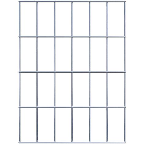 Grille de Gabion à l’unité - Dimensions: 30 cm x 40 cm - mailles de 5 x 10 cm - Made in Germany (1/2)