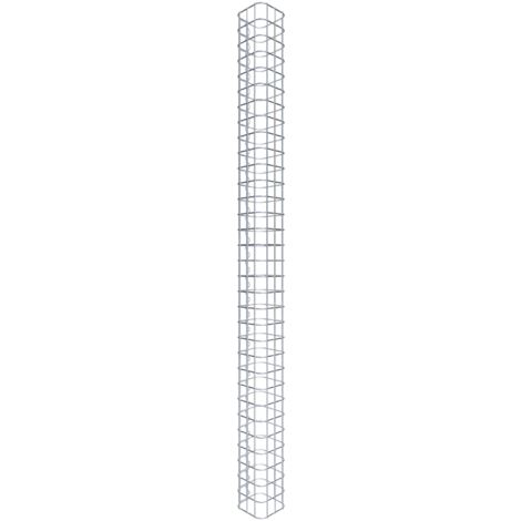 Gabiondeco - Colonne de Gabion carrà©e. 17 cm x 17 cm. mailles 5 x 5 cm - hauteur : 160 cm - Made in Germany (1/5)