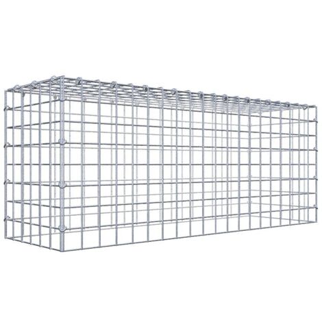 Gabiondeco - Gabion - Element de prolongation en hauteur 100 cm x 40 cm x 30 cm (L x H x P). maille 5 x 5 cm. Fermeture par anneaux en c . Attention : il manque une grille - Made in... (1/5)