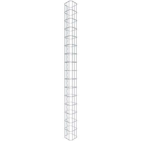 Gabiondeco - Colonne de Gabion carrà©e. 17 cm x 17 cm. mailles 5 x 10 cm - hauteur : 160 cm - Made in Germany (1/5)
