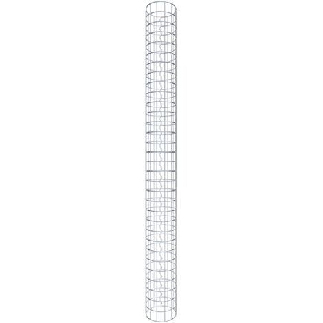 Gabiondeco - Colonne de Gabion ronde. diamètre 22 cm. maille 5 x 5 cm - Hauteur : 160 cm - Made in Germany (1/5)