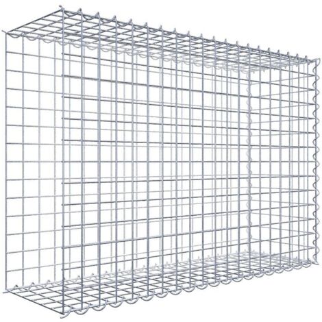 Gabiondeco - Gabion - Element de prolongation en longueur 100 cm x 70 cm x 30 cm (L x H x P). maille 5 x 5 cm. Spirale. Avert.: il manque une grille - Made in Germany (1/5)