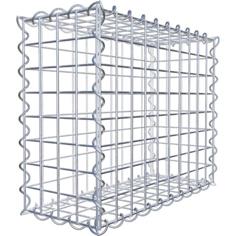 Gabiondeco - Gabion 50 cm x 40 cm x 20 cm (L x H x P). mailles 5 x 5 cm. Spirale - Made in Germany (1/5)