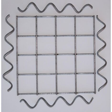 Gabiondeco - Couvercle pour colonne MW 5 x 5 cm. y compris 4 spirales de fixation - dimensions: 17 x 17 cm - Made in Germany (1/2)