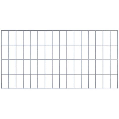 Grille de Gabion à l’unité - Dimensions: 80 cm x 40 cm - mailles de 5 x 10 cm - Made in Germany (1/2)