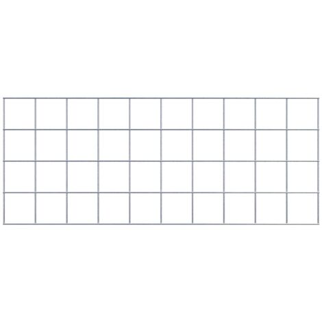 Grille de Gabion à l’unité - Dimensions: 100 cm x 40 cm - mailles de 10 x 10 cm - Made in Germany (1/5)