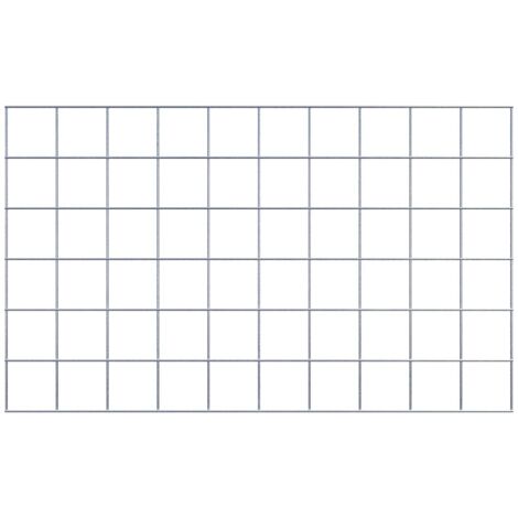 Grille de Gabion à l’unité - Dimensions: 100 cm x 60 cm - mailles de 10 x 10 cm - Made in Germany (1/5)