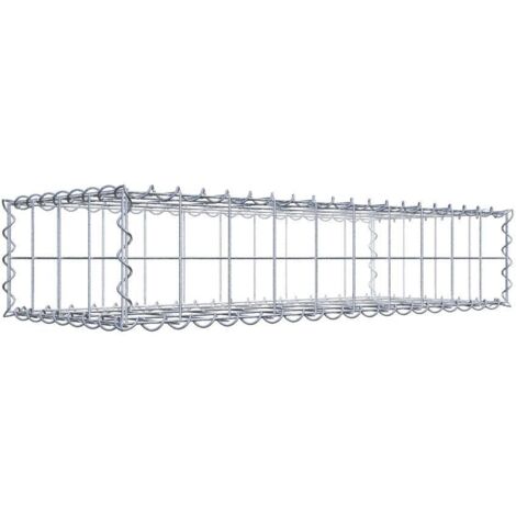 Gabiondeco - Gabion 100 cm x 20 cm x 40 cm (L x H x P). mailles 10 x 10 cm. Spirale - Made in Germany