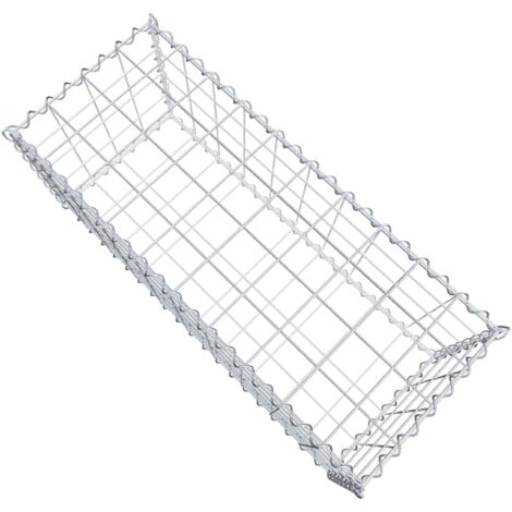 Gabiondeco - Gabion 100 cm x 40 cm x 40 cm (L x H x P). mailles 10 x 10 cm. Spirale - Made in Germany