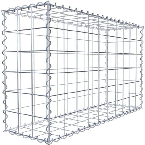 Gabiondeco - Gabion 100 cm x 60 cm x 30 cm (L x H x P). mailles 10 x 10 cm. Spirale - Made in Germany