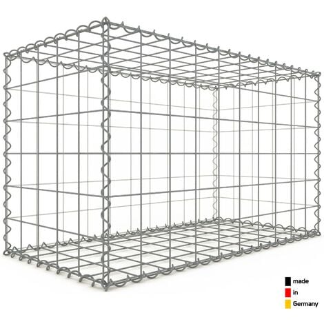 Gabion 100x60x50cm ��made in Germany�� - mailles carr�es 10x10cm