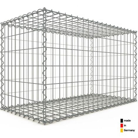 Gabion 100x60x50cm ��made in Germany�� - mailles rectangulaires 5x10cm