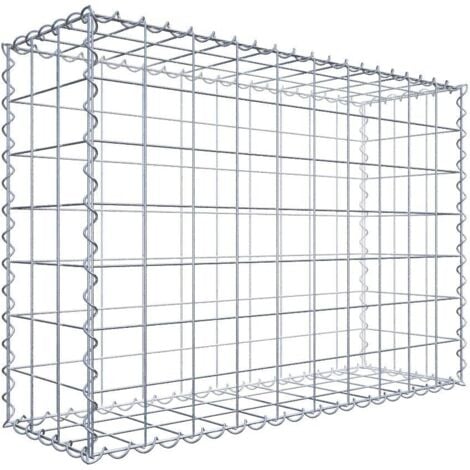 Gabion 100 x 70 x 30 cm - Qualité Made in Germany - Mailles Carrées 10 x 10 cm - GabionDeco®
