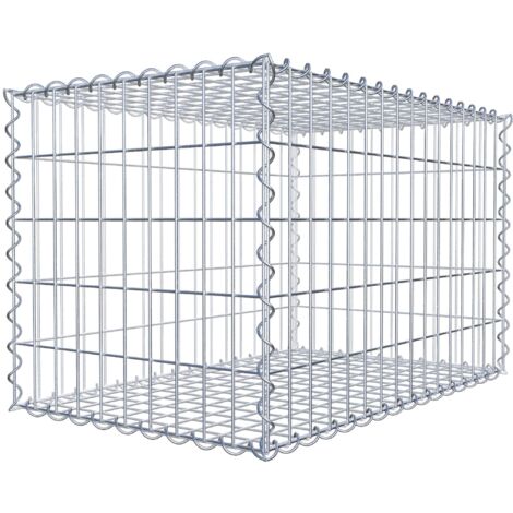 Gabiondeco - Gabion 80 cm x 50 cm x 50 cm (L x H x P). mailles 5 x 10 cm. Spirale - Made in Germany (1/5)