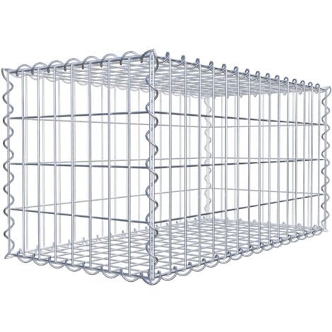 Gabiondeco - Gabion 80 cm x 40 cm x 40 cm (L x H x P). mailles 5 x 10 cm. Spirale - Made in Germany