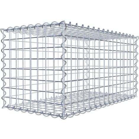 Gabiondeco - Gabion 80 cm x 40 cm x 40 cm (L x H x P). mailles 5 x 5 cm. Spirale - Made in Germany