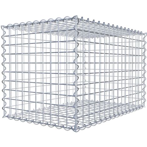 Gabiondeco - Gabion 80 cm x 50 cm x 50 cm (L x H x P). mailles 5 x 5 cm. Spirale - Made in Germany (1/5)