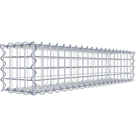 Gabiondeco - Gabion 100 cm x 20 cm x 20 cm (L x H x P). mailles 5 x 5 cm. Spirale - Made in Germany