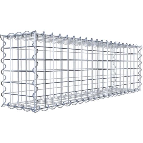 Gabiondeco - Gabion 100 cm x 30 cm x 20 cm (L x H x P). mailles 5 x 5 cm. Spirale - Made in Germany