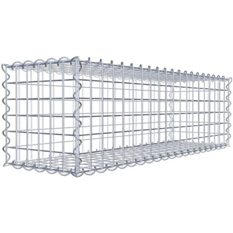 Gabiondeco - Gabion 100 cm x 30 cm x 30 cm (L x H x P). mailles 5 x 5 cm. Spirale - Made in Germany