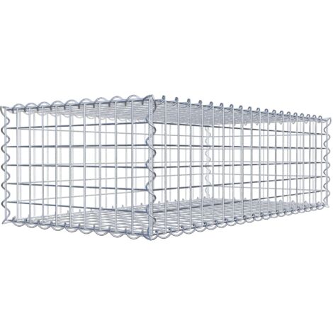 Gabiondeco - Gabion 100 cm x 30 cm x 50 cm (L x H x P). mailles 5 x 5 cm. Spirale - Made in Germany