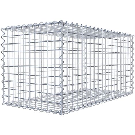 Gabiondeco - Gabion 100 cm x 50 cm x 50 cm (L x H x P). mailles 5 x 5 cm. Spirale - Made in Germany