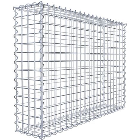 Gabiondeco - Gabion 100 cm x 70 cm x 20 cm (L x H x P). mailles 5 x 5 cm. Spirale - Made in Germany