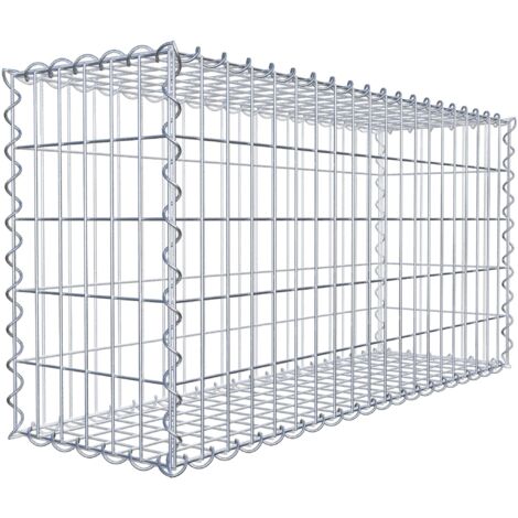 Gabiondeco - Gabion 100 cm x 50 cm x 30 cm (L x H x P). mailles 5 x 10 cm. Spirale - Made in Germany (1/10)