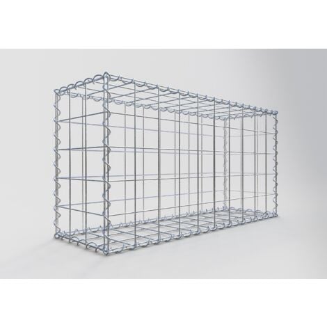 Gabiondeco - Gabion 100 cm x 50 cm x 30 cm (L x H x P). mailles 10 x 10 cm. Spirale - Made in Germany