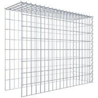 Gabiondeco - Gabion - Element de prolongation en hauteur et en longueur 100 cm x 80 cm x 30 cm (L x H x P). maille 5 x 10 cm. Spirale. Attention il manque deux gril...
