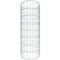 Gabiondeco - Colonne de Gabion ronde. diamètre 42 cm. maille 5 x 10 cm - Hauteur : 80 cm - Made in Germany