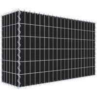 Gabiondeco - Gabion a végétaliser avec toile non-tissée 100 cm x 60 cm x 30 cm (L x H x P). maille 5 cm x 10 cm. spirale - Made in Germany