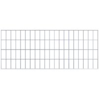 Grille de gabion 100 cm x 40 cm – Mailles 5 x 10 cm – Galvanisé à chaud pour résistance aux intempéries – Usage extérieur et intérieur – Gabiona