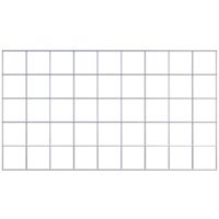 Grille de Gabion à l’unité - Dimensions: 90 cm x 50 cm - mailles de 10 x 10 cm - Made in Germany
