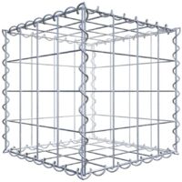 Gabiondeco - Gabion 40 cm x 40 cm x 40 cm (L x H x P). mailles 10 x 10 cm. Spirale - Made in Germany