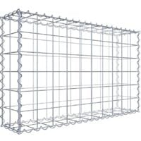 Gabion 100 x 60 x 20 cm - Qualité Made in Germany - Mailles Carrées 10 x 10 cm - GabionDeco®
