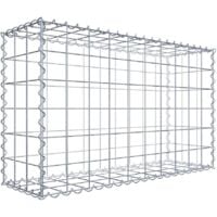 Gabion 100 x 60 x 30 cm - Qualité Made in Germany - Mailles Carrées 10 x 10 cm - GabionDeco®