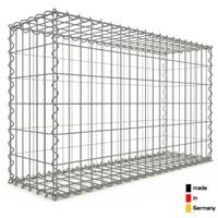Gabion 100x60x30cm « made in Germany » - mailles rectangulaires 5x10cm