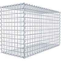 Gabiondeco - Gabion 100 cm x 60 cm x 40 cm (L x H x P). mailles 5 x 5 cm. Spirale - Made in Germany