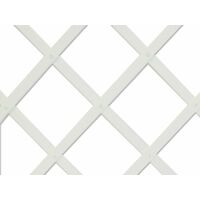 Treillis extensible en plastique "Trelliflex" 1 x 3 m - Blanc