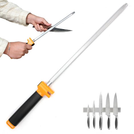 FISHTEC - Fusil d'Aiguisage en Acier pour Couteaux de Cuisine