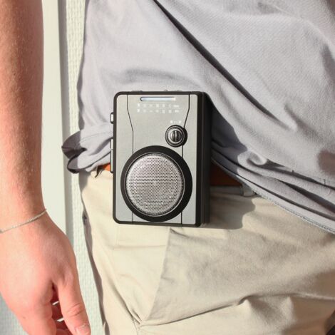 Radio FISHTEC Recording - Cassette - MP3 - Port USB - FM - AM