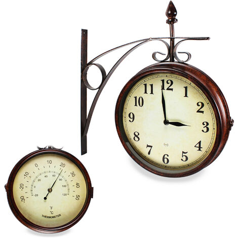Kit Complet Mécanisme Horloge de Gare Aiguilles XXL Pendule Montre 30 cm 21 cm 