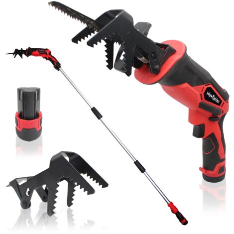 Scie Sabre Sans Fil FISHTEC 12V - Bras Télescopique 170 cm (1/5)