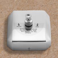 FISHTEC Corde à Linge Rétractable - Fil Acier Inoxydable 2.8 m 10 kg de Charge Boîtier Métal Étendoir Buanderie Garage Salle Bain FISHTEC Corde à Linge Rétractable - Fil Acier Inoxydable 2.8 m 10 kg de Charge Boîtier Métal Étendoir Buanderie Garage Salle Bain