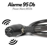 Antivol Vélo + 2 Clés - Alarme 95 Db