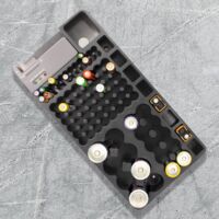 BLOSTM Boite Rangement Piles - 140 Emplacements Organisateur Piles avec Testeur de Piles, Étui de Rangement Pile pour AAA, AA, 9V, C, D, Bouton - Boite Pile (Piles Non Incluses BLOSTM Boite Rangement Piles - 140 Emplacements Organisateur Piles avec Testeur de Piles, Étui de Rangement Pile pour AAA, AA, 9V, C, D, Bouton - Boite Pile (Piles Non Incluses
