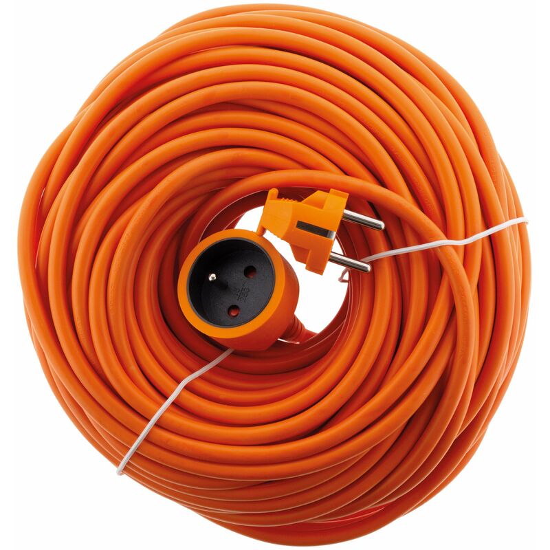 Cable Extension Alargadera Alargador 10 Metros para 230 V, Color Naranja :  : Electrónica