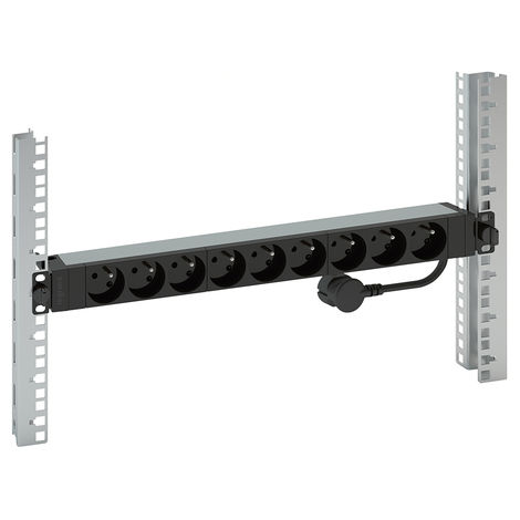 Panneau Rack-Schneider 19 avec 6 universel prises et interrupteur