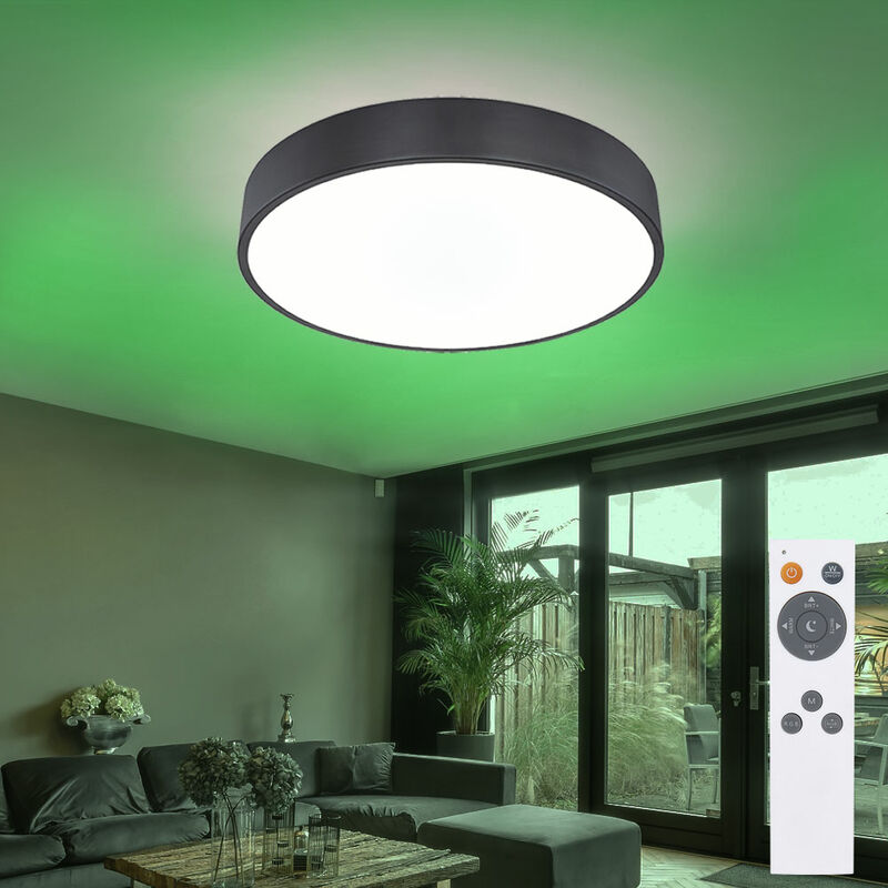 ANTEN Plafonnier LED Dimmable,avec télécommande,24 W,2700LM±10